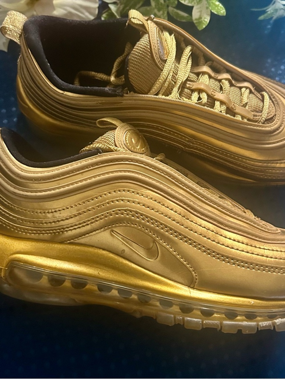 Nike Metallic Gold Air Max 97 Sneakers